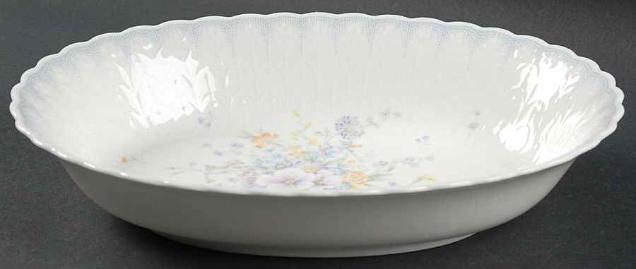 Endless Love 10" Oval Vegetable Bowl by Mikasa-1