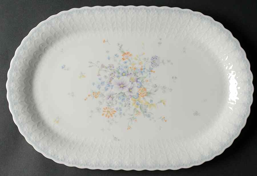 Endless Love 14" Oval Serving Platter by Mikasa-1