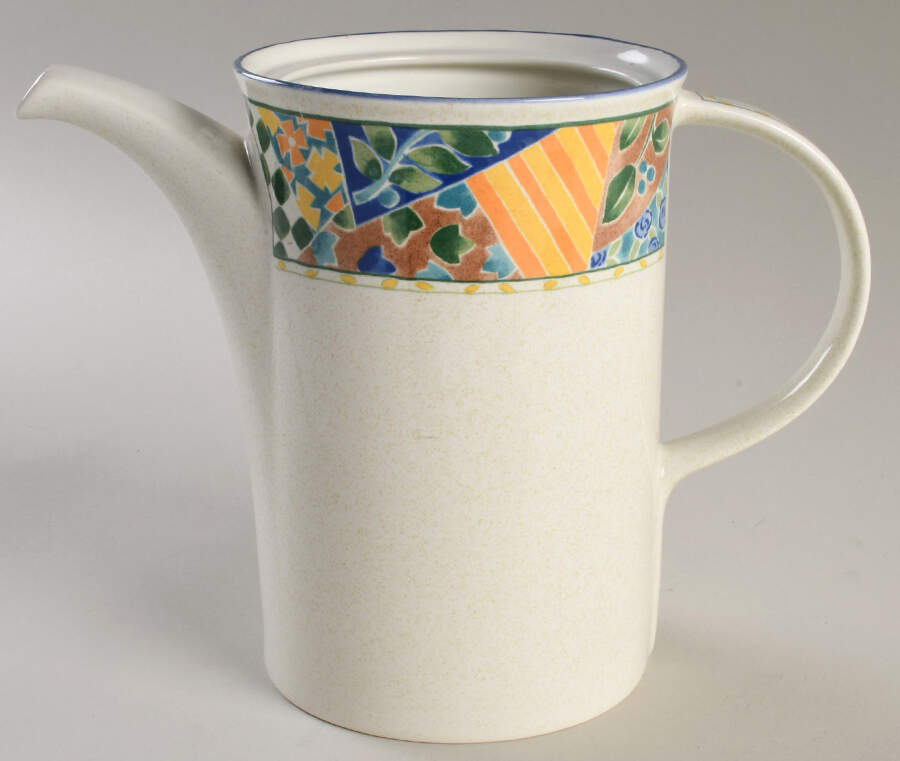 English Quilt Coffee Pot No Lid by Mikasa-1