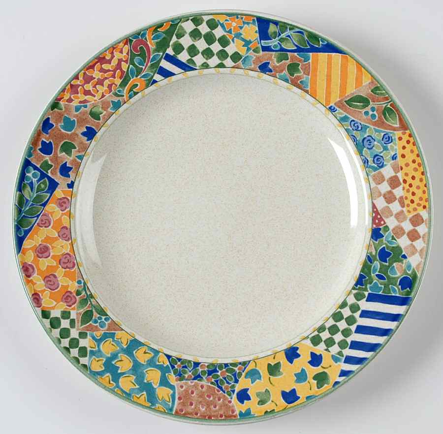 English Quilt Salad Plate by Mikasa-1