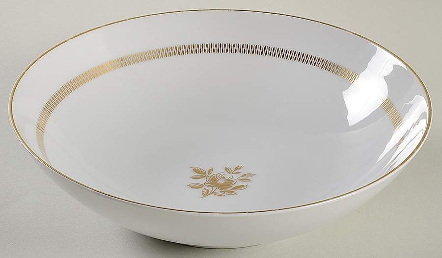 Enchanting Rose 9" Round Vegetable Bowl by Mikasa-1