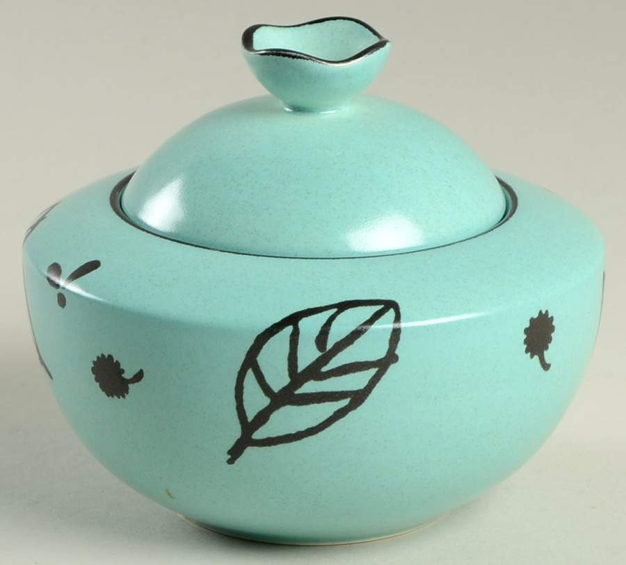 Environment Sugar Bowl & Lid by Mikasa-1