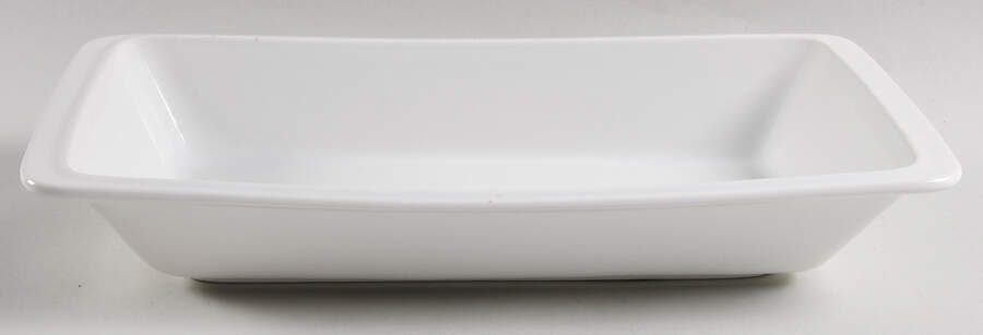 Epiqure White 13"  Rectangular Baker by Mikasa-1