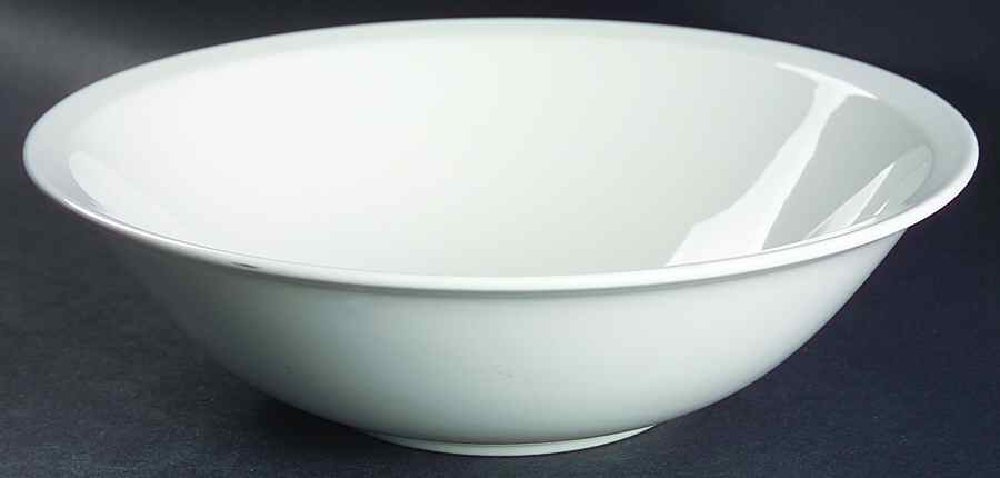 Epiqure White 9" Round Vegetable Bowl by Mikasa-1