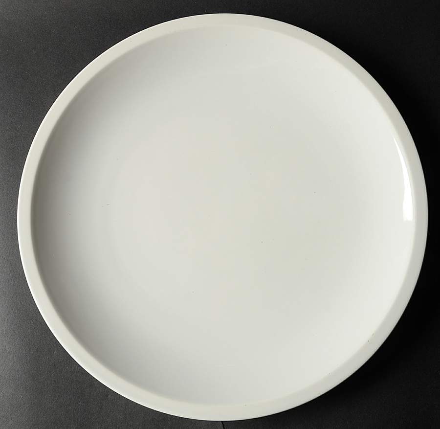 Epiqure White 12" Chop Plate (Round Platter) by Mikasa-1