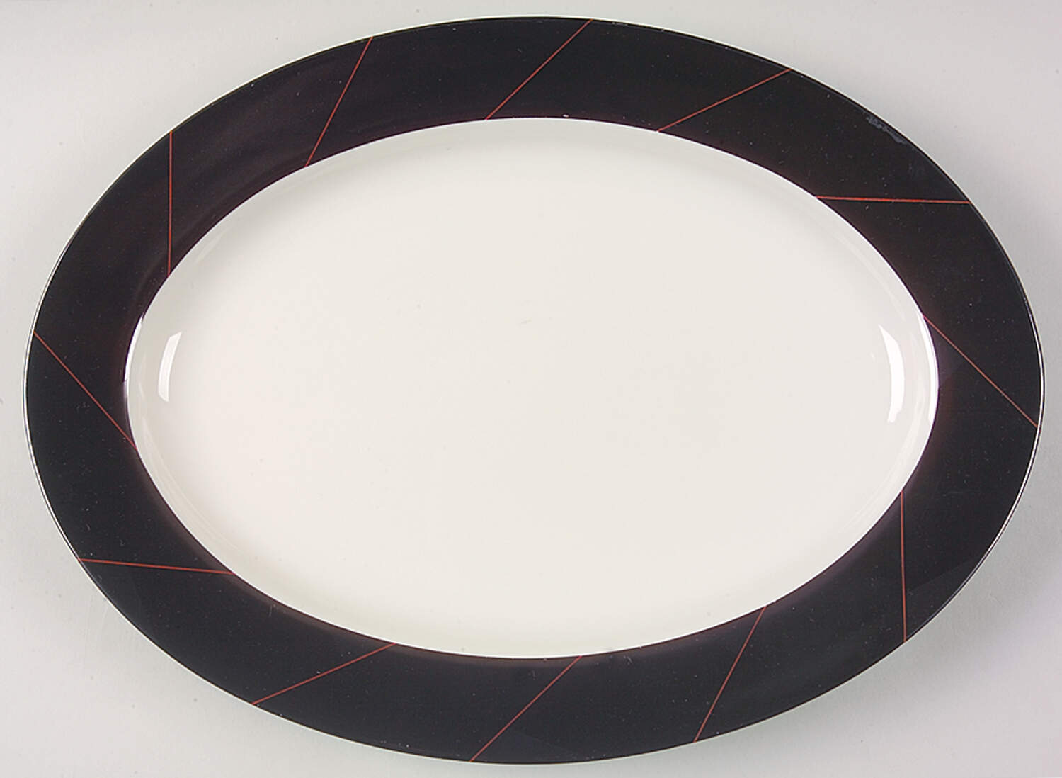Escort 14" Oval Serving Platter by Mikasa-1