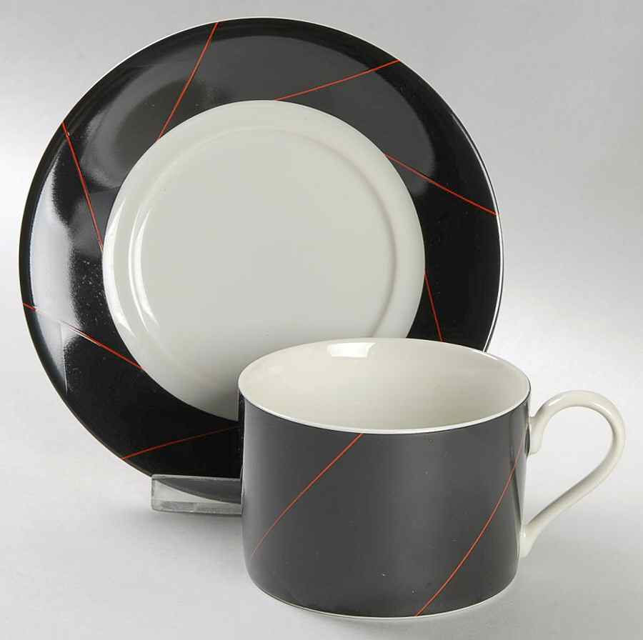 Escort Flat Cup & Saucer Set by Mikasa-1