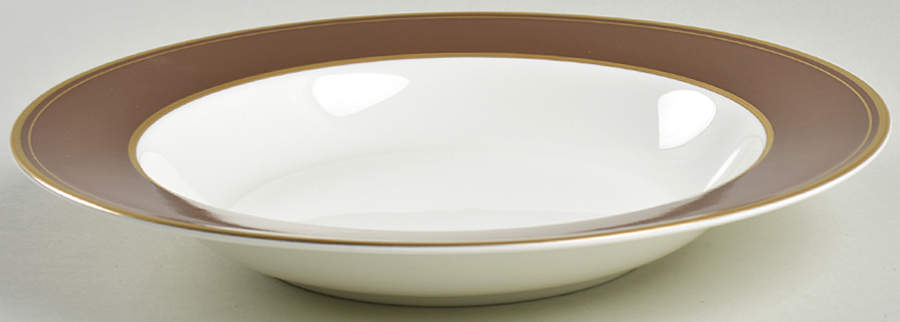 Espresso Large Rim Soup Bowl by Mikasa-1