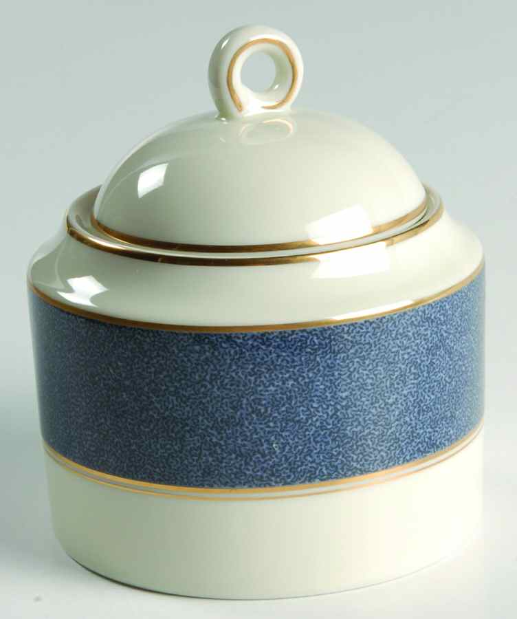 Esquire Lapis Sugar Bowl & Lid by Mikasa-1