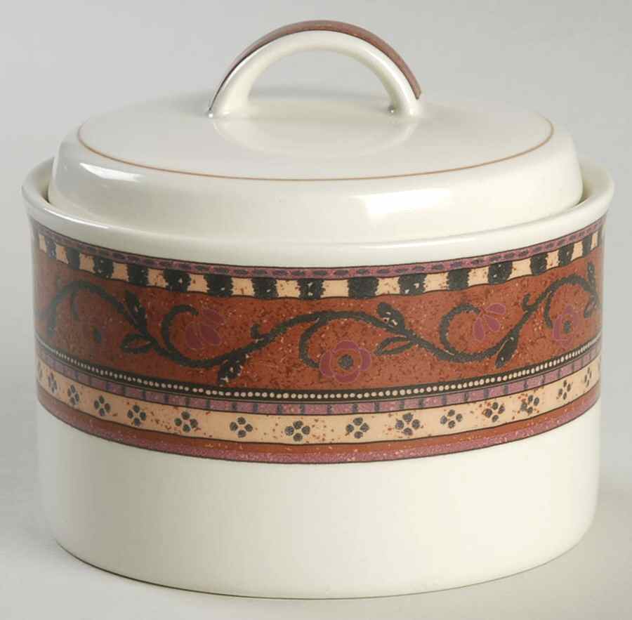 Estrella Sugar Bowl & Lid by Mikasa-1