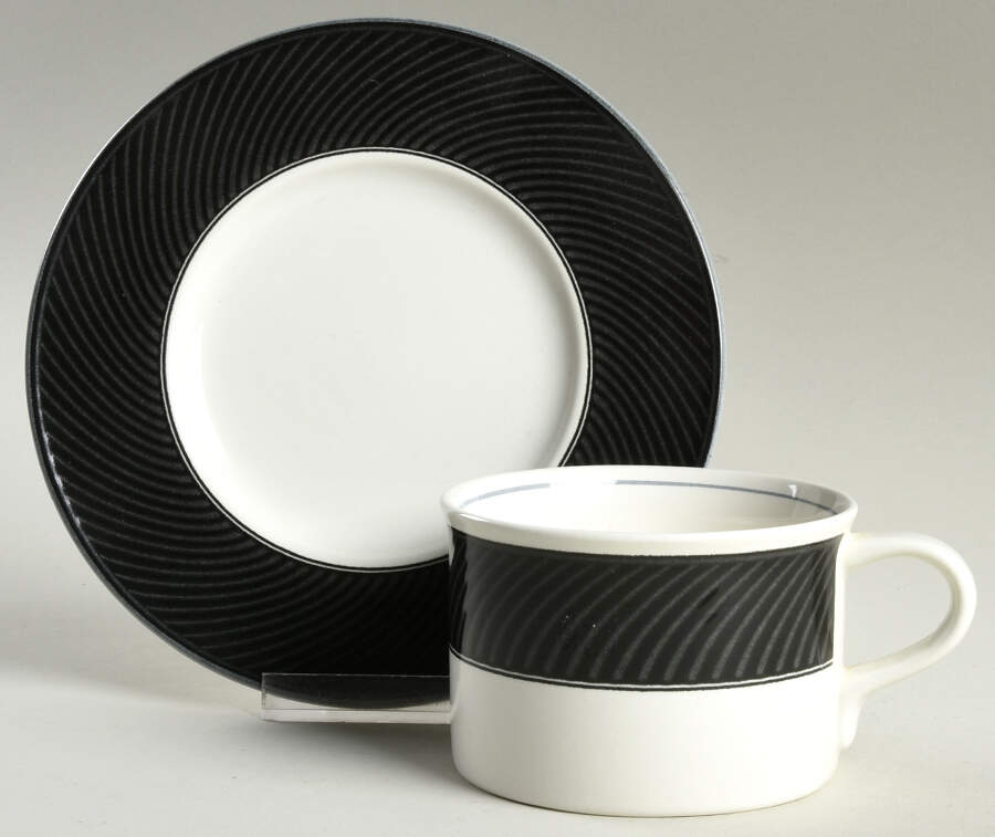Evening Dress Flat Cup & Saucer Set by Mikasa-1