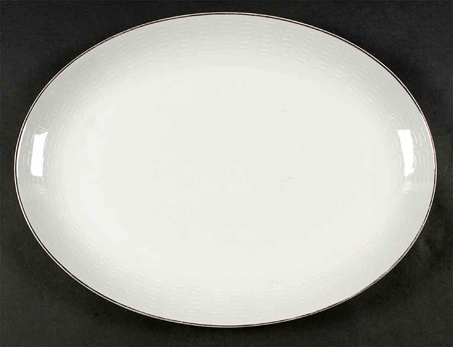 Everest 16" Oval Serving Platter by Mikasa-1