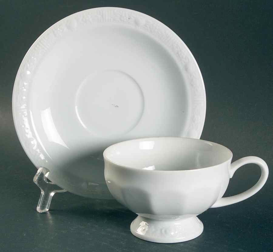 Excelsior Footed Cup & Saucer Set by Mikasa-1