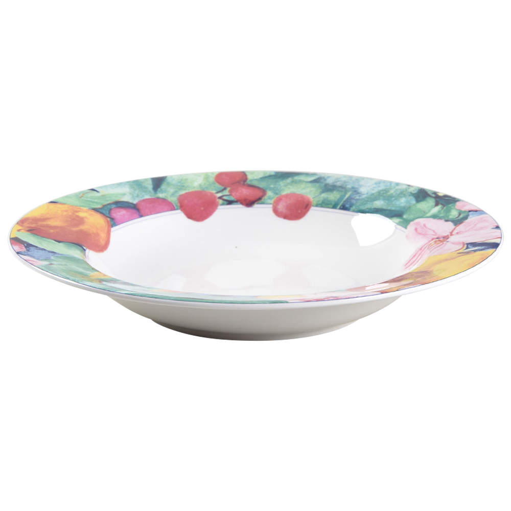 Exotic Garden Large Rim Soup Bowl by Mikasa-1