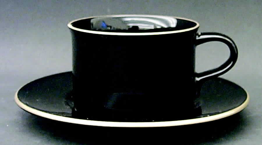 Exotic Gold Flat Cup & Saucer Set by Mikasa-1