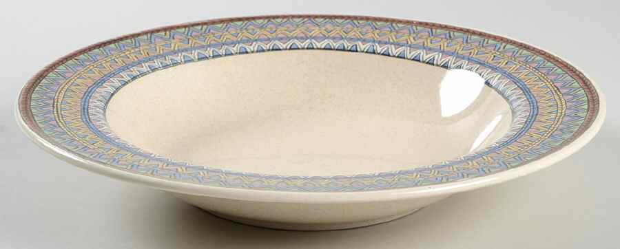 Exotica Large Rim Soup Bowl by Mikasa-1