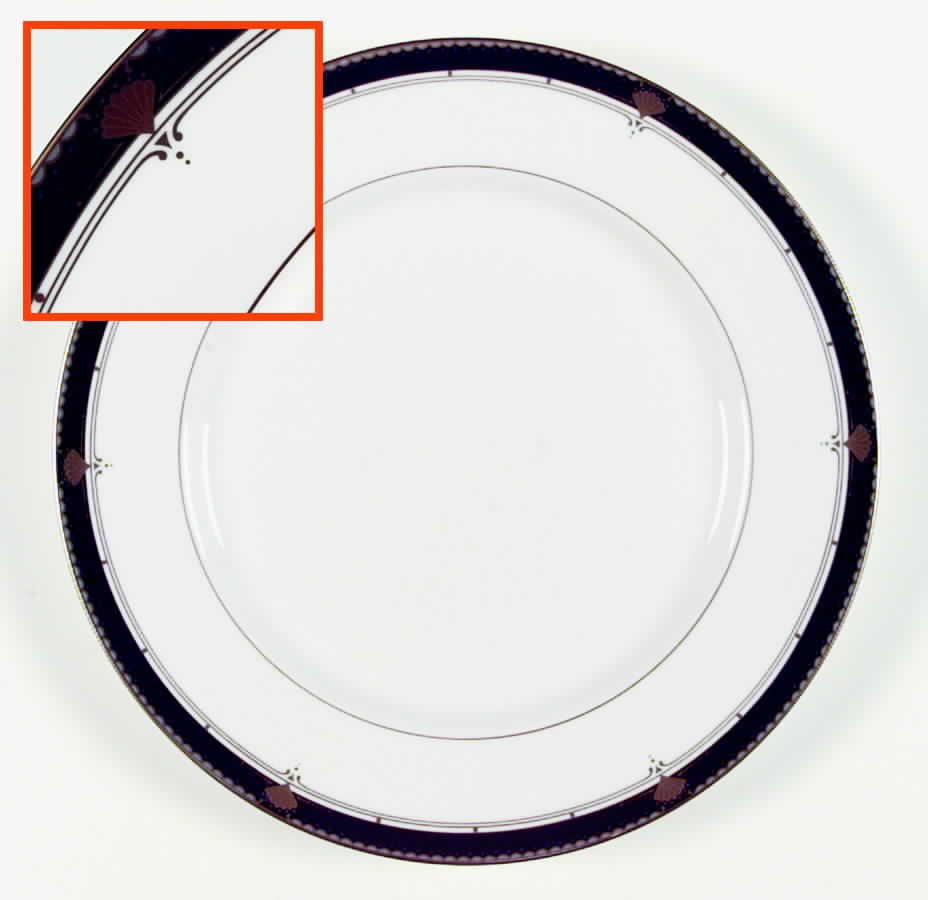 Fanfare Black Dinner Plate by Mikasa-1