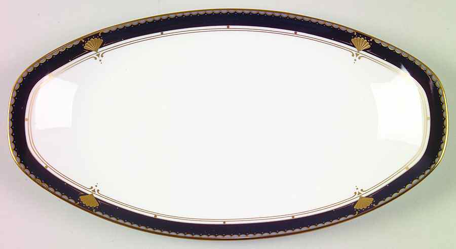 Fanfare Black Pickle Dish by Mikasa-1