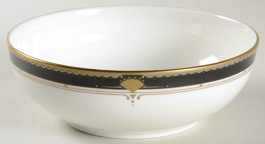Fanfare Black Fruit/Dessert (Sauce) Bowl by Mikasa-1