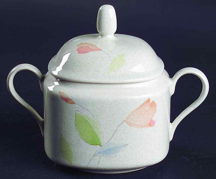 Fancy Free Sugar Bowl & Lid by Mikasa-1