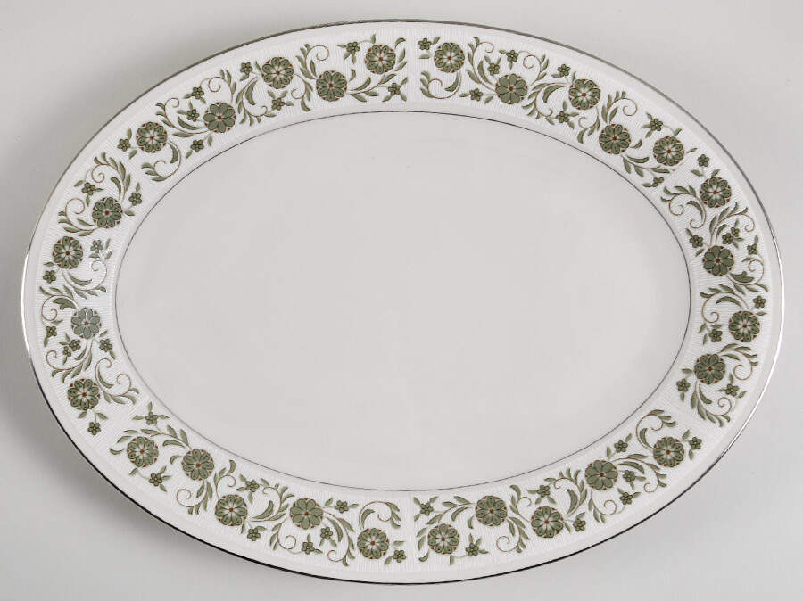 Fairfax 14" Oval Serving Platter by Mikasa-1