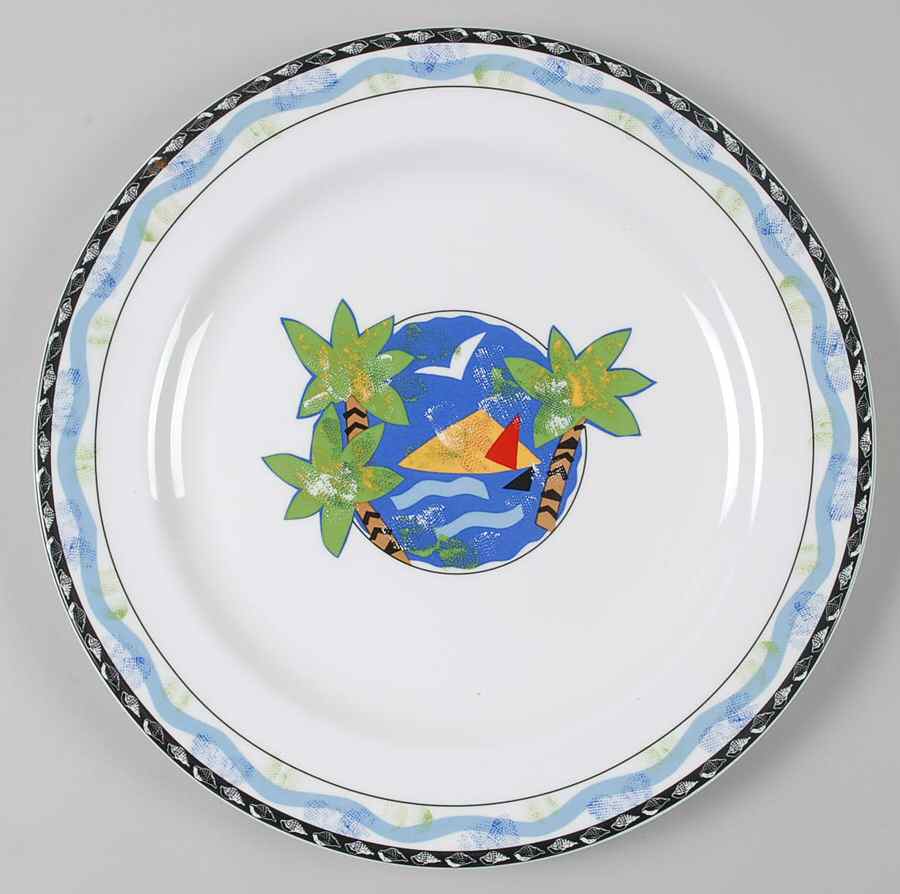 Fantasy Isle Dinner Plate by Mikasa-1