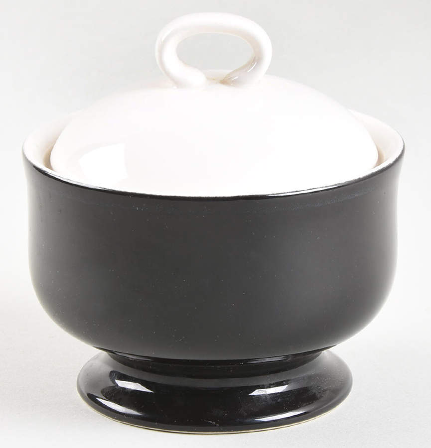 Fanfare Sugar Bowl & Lid by Mikasa-1