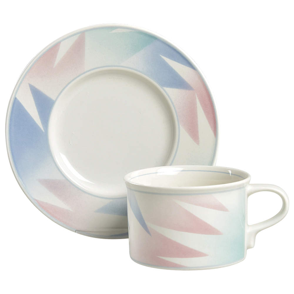 Fantazz Flat Cup & Saucer Set by Mikasa-1