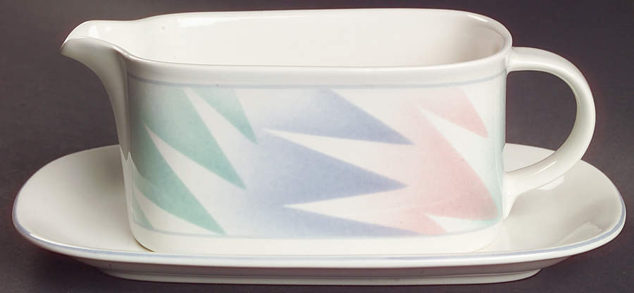 Fantazz Gravy Boat & Underplate (Relish/Butter) by Mikasa-1