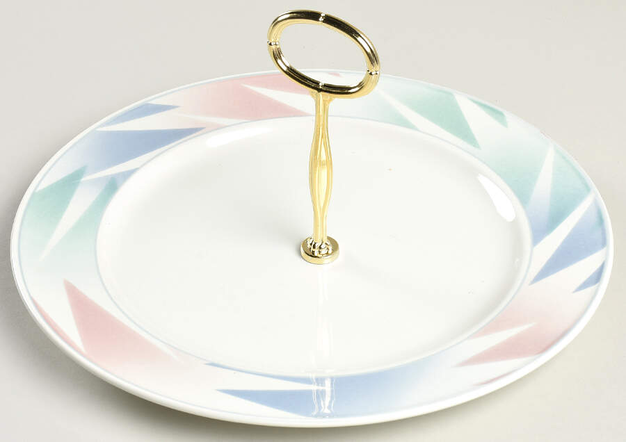 Fantazz Round Serving Plate with Center Handle (Dp) Hc by Mikasa-1