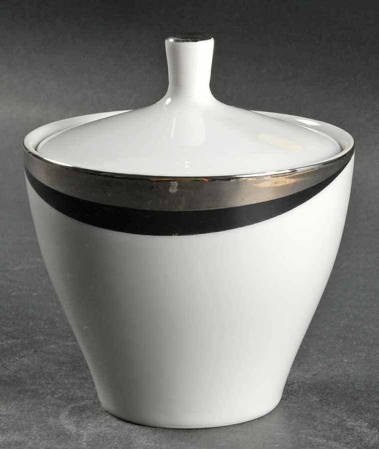 Fascination Sugar Bowl & Lid by Mikasa-1