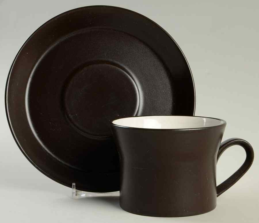 Fayette (#7909, #E3809) Flat Cup & Saucer Set by Mikasa-1
