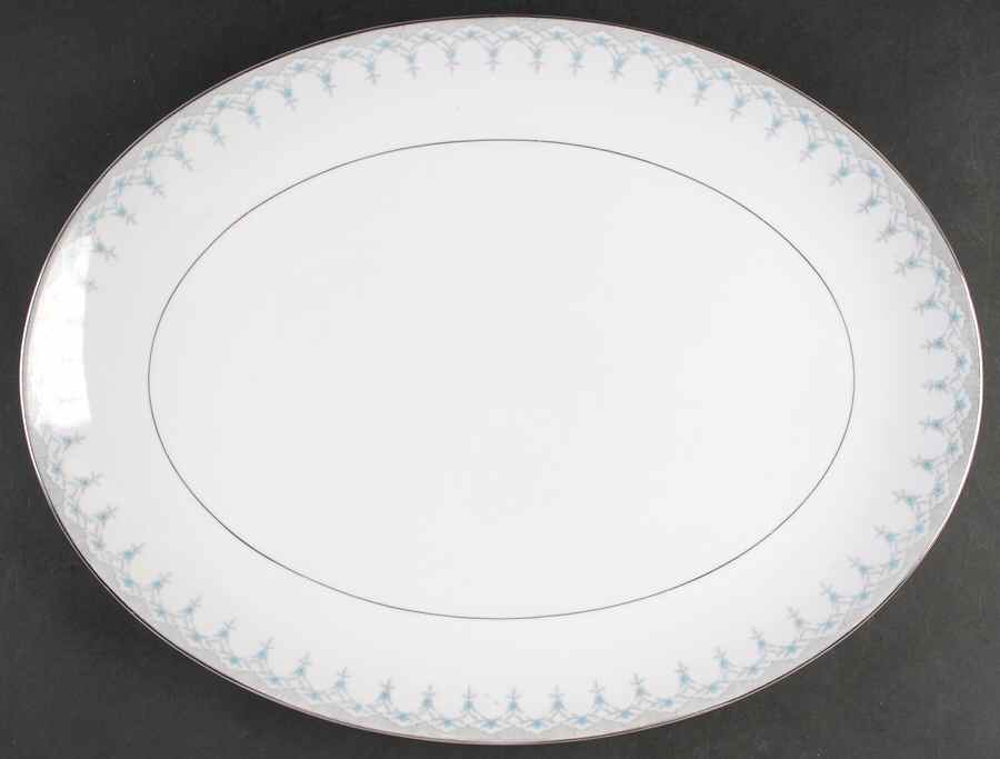 Felicia 16" Oval Serving Platter by Mikasa-1