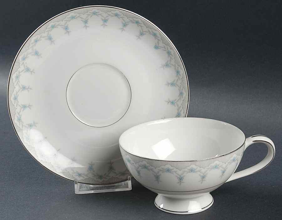 Felicia Footed Cup & Saucer Set by Mikasa-1