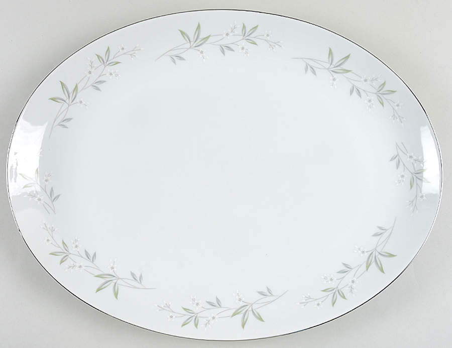 Felicia 16" Oval Serving Platter by Mikasa-1
