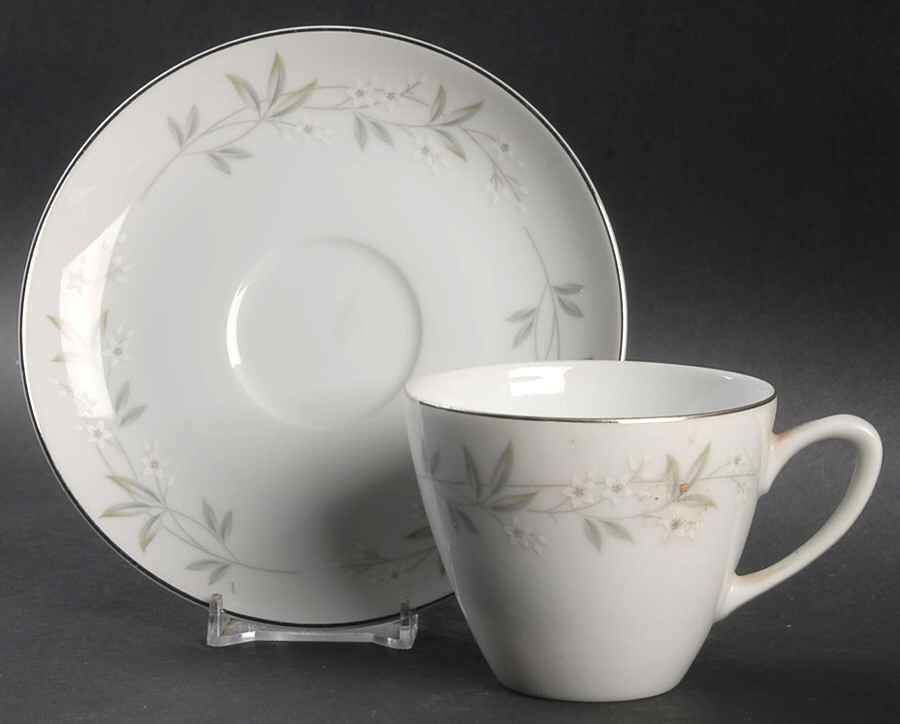 Felicia Flat Cup & Saucer Set by Mikasa-1