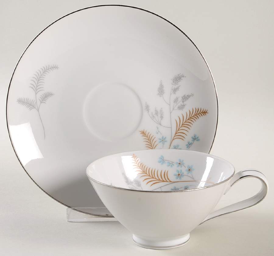 Ferndale Flat Cup & Saucer Set by Narumi-1