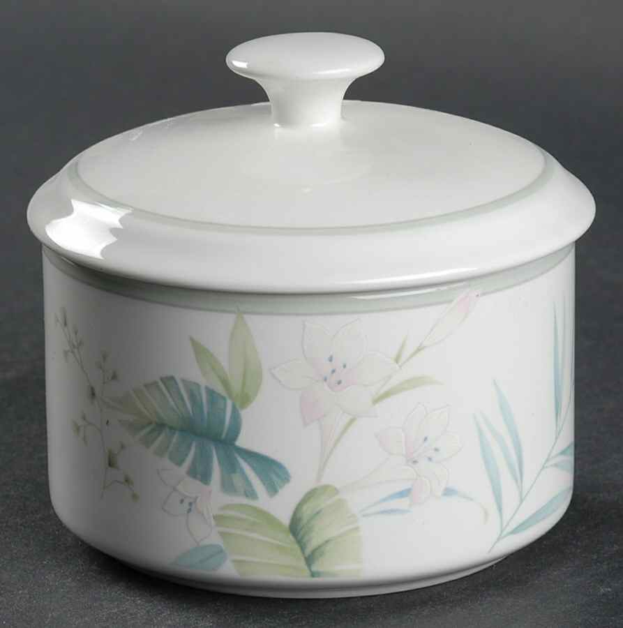 Fernflower Sugar Bowl & Lid by Mikasa-1