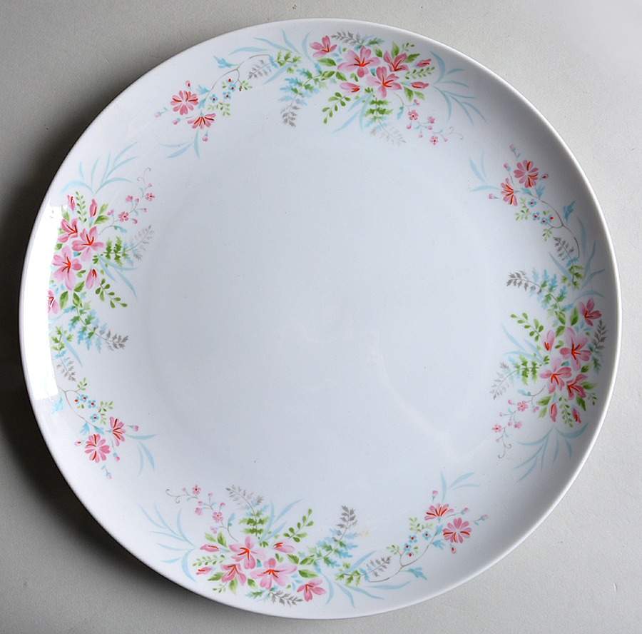 Fern Rose 12" Chop Plate (Round Platter) by Mikasa-1