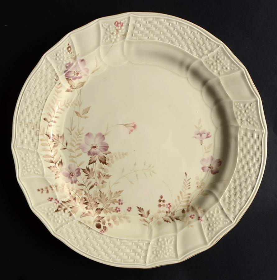 Fern Rose 12" Chop Plate (Round Platter) by Mikasa-1