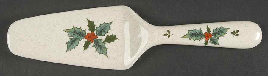 Festive Season Solid Ceramic Pie/Cake Server by Mikasa-1