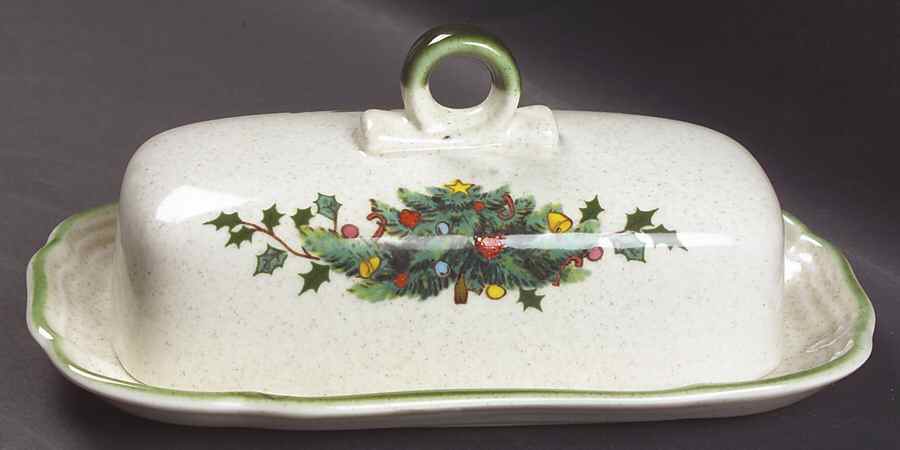 Festive Season 1/4 Lb Covered Butter by Mikasa-1