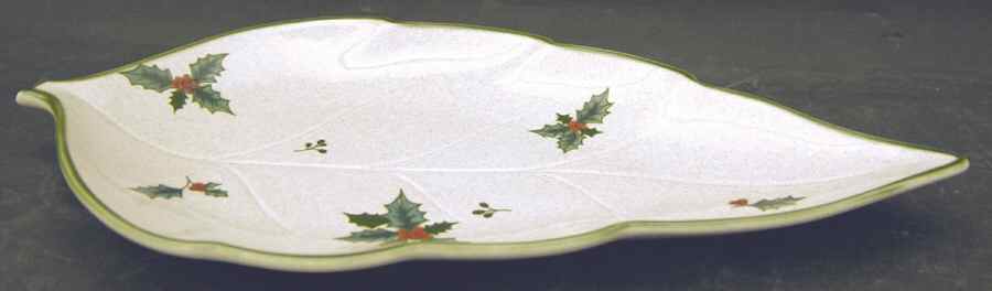 Festive Season Large Leaf Dish by Mikasa-1