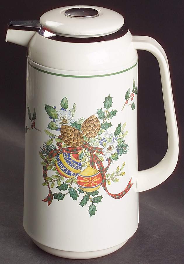 Festive Spirit Plastic Thermos/Carafe & Lid by Mikasa-1