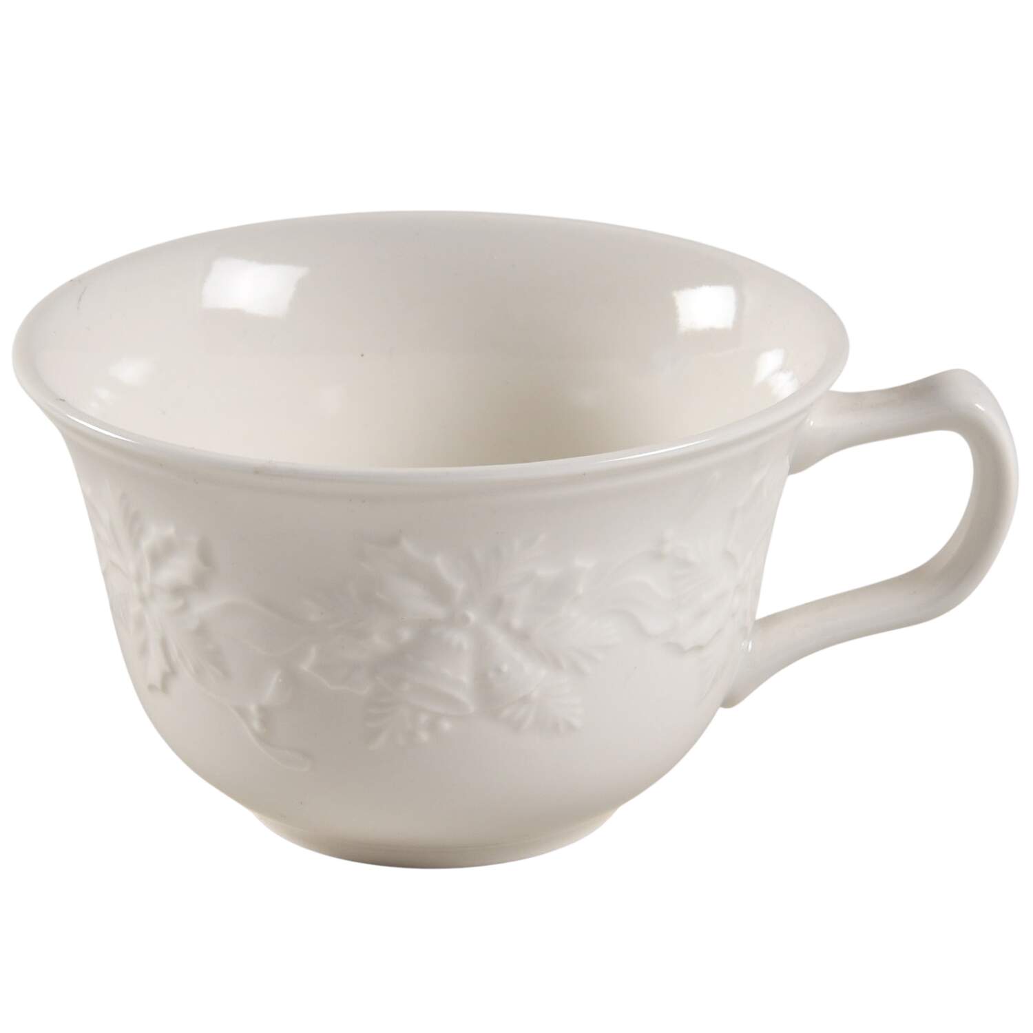 Festive White Flat Cup by Mikasa-1