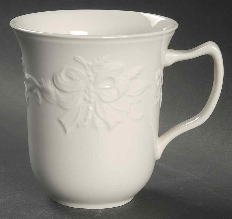 Festive White Mug by Mikasa-1