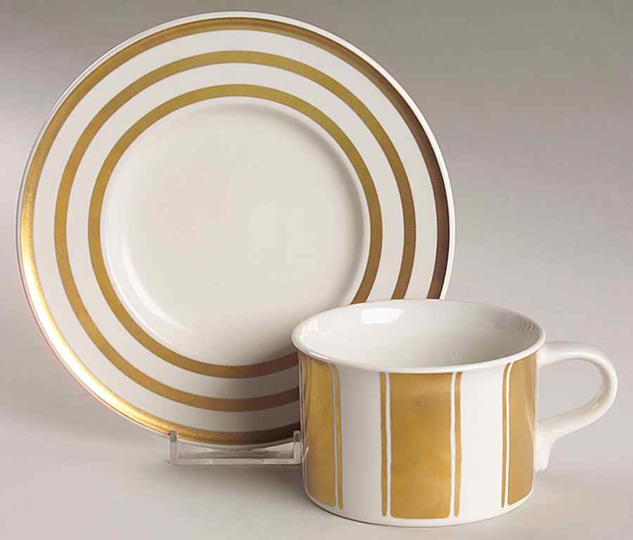 Fifth Avenue Flat Cup & Saucer Set by Mikasa-1