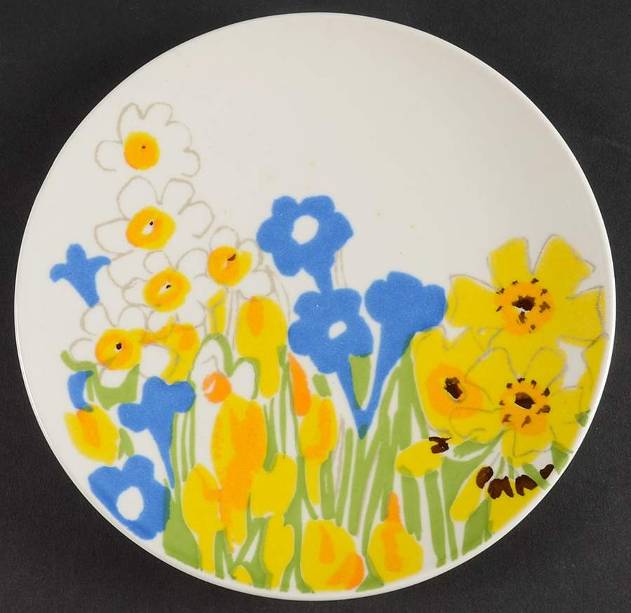 Field Flowers Salad Plate by Mikasa-1