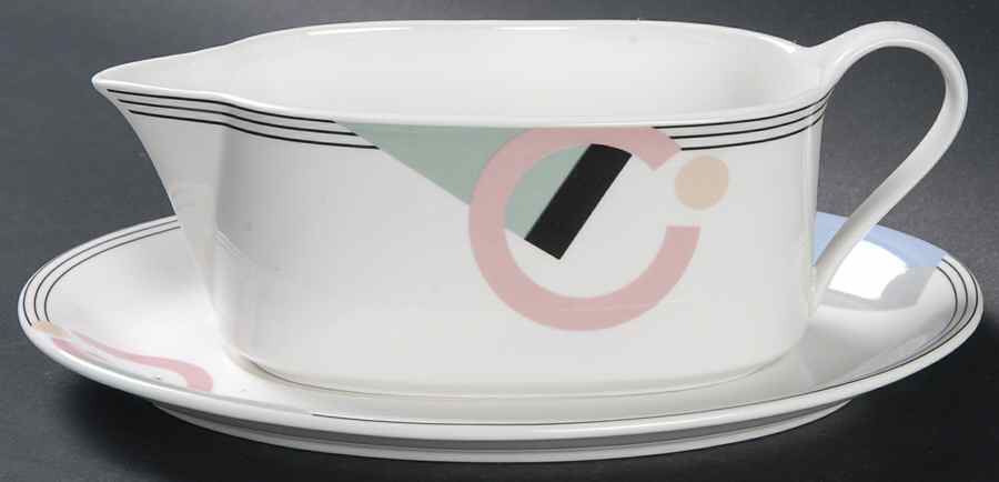 Finish Line Gravy Boat & Underplate by Mikasa-1