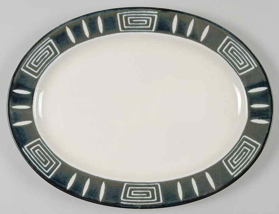Firesong 14" Oval Serving Platter by Mikasa-1
